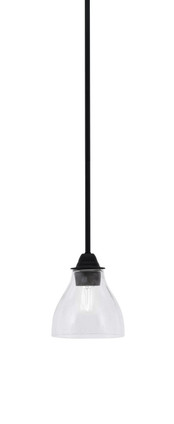 Toltec Lighting - 3401-MB-4760 - One Light Mini Pendant - Paramount - Matte Black
