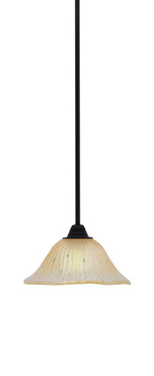 Toltec Lighting - 3401-MB-730 - One Light Mini Pendant - Paramount - Matte Black
