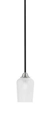 Toltec Lighting - 3401-MBBN-4250 - One Light Mini Pendant - Paramount - Matte Black & Brushed Nickel