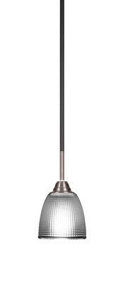 Toltec Lighting - 3401-MBBN-500 - One Light Mini Pendant - Paramount - Matte Black & Brushed Nickel