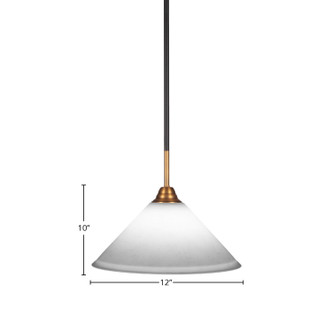 Paramount One Light Pendant (3401-MBBR-316)