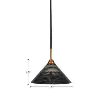Paramount One Light Pendant (3401-MBBR-4009)