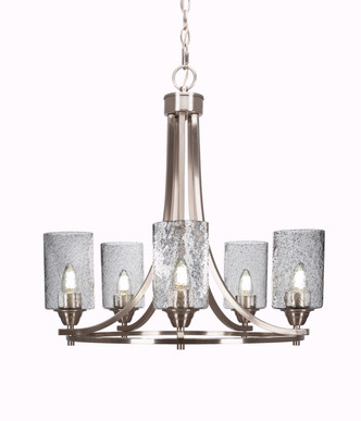 Toltec Lighting - 3405-BN-3002 - Five Light Chandelier - Paramount - Brushed Nickel
