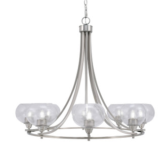 Toltec Lighting - 3408-BN-202 - Eight Light Chandelier - Paramount - Brushed Nickel