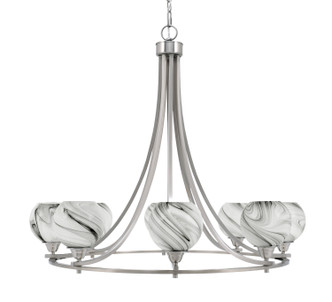 Toltec Lighting - 3408-BN-4109 - Eight Light Chandelier - Paramount - Brushed Nickel