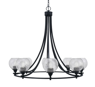Toltec Lighting - 3408-MB-4102 - Eight Light Chandelier - Paramount - Matte Black