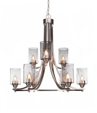 Toltec Lighting - 3409-BN-3002 - Nine Light Chandelier - Paramount - Brushed Nickel