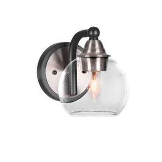 Toltec Lighting - 3421-MBBN-4100 - One Light Wall Sconce - Paramount - Matte Black & Brushed Nickel