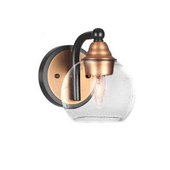 Toltec Lighting - 3421-MBBR-4100 - One Light Wall Sconce - Paramount - Matte Black & Brass