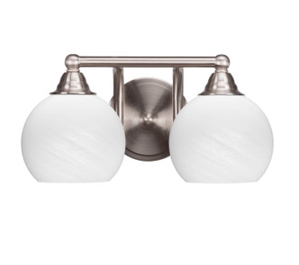 Toltec Lighting - 3422-BN-4101 - Two Light Bath Bar - Paramount - Brushed Nickel
