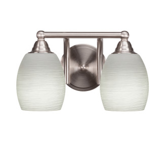 Toltec Lighting - 3422-BN-615 - Two Light Bath Bar - Paramount - Brushed Nickel