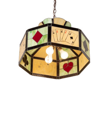 Poker Face Three Light Pendant (23791)