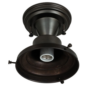 Meyda Tiffany - 240368 - One Light Flushmount Hardware - Revival - Black Patina
