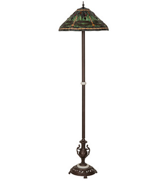 Tiffany Dragonfly One Light Floor Lamp (242832)