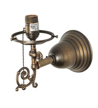 Meyda Tiffany - 243368 - One Light Wall Sconce Hardware - Gas Reproduction - Antique Brass