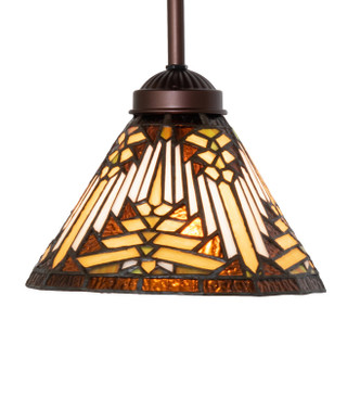 Meyda Tiffany - 244753 - One Light Pendant - Nuevo Mission - Mahogany Bronze
