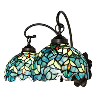 Nightfall Wisteria Two Light Wall Sconce (244821)