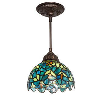 Meyda Tiffany - 244860 - One Light Pendant - Nightfall Wisteria