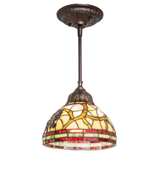 Meyda Tiffany - 244868 - One Light Mini Pendant - Pinecone - Mahogany Bronze