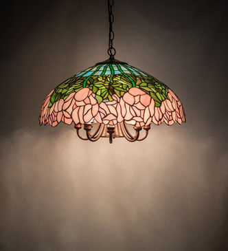 Tiffany Cabbage Rose Nine Light Pendant (246607) Tiffany Cabbage Rose Nine Light Pendant (246607)