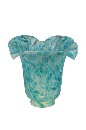 Meyda Tiffany - 11410 - Shade - Fluted - Blue