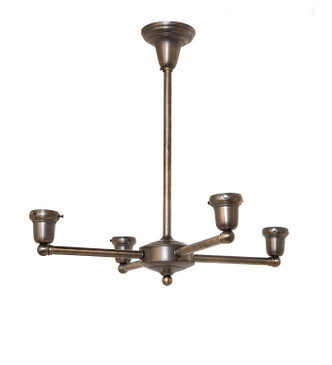 Meyda Tiffany - 268812 - Four Light Chandelier Hardware - Oyster Bay - Antique Brass