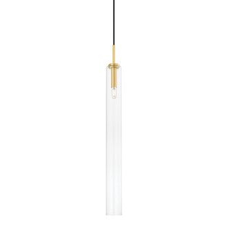 Mitzi - H701701L-AGB - One Light Pendant - Nyah - Aged Brass