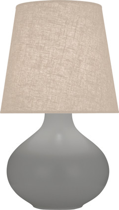 Robert Abbey - MST98 - One Light Table Lamp - June - Matte Smokey Taupe Glazed Ceramic