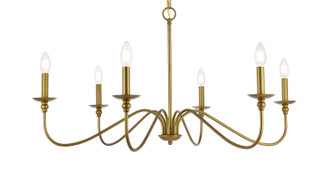 Rohan Six Lights Chandelier (LD5006D36BR) Rohan Six Lights Chandelier (LD5006D36BR)