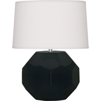 Robert Abbey - OS01 - One Light Table Lamp - Franklin - Obsidian Glazed Ceramic
