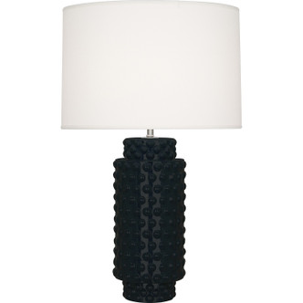 Robert Abbey - OS800 - One Light Table Lamp - Dolly - Obsidian Glazed Textured Ceramic