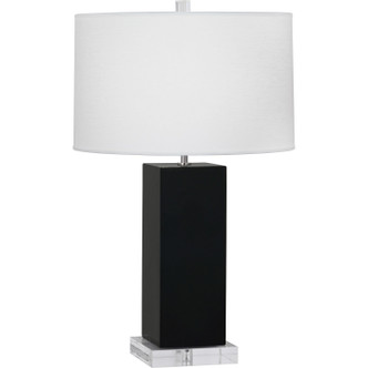 Robert Abbey - OS995 - One Light Table Lamp - Harvey - Obsidian Glazed Ceramic