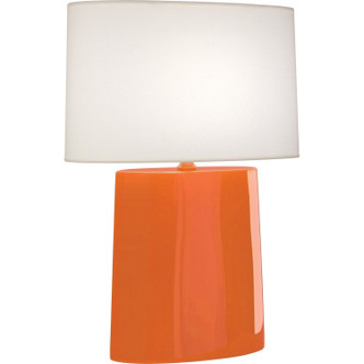Robert Abbey - PM03 - One Light Table Lamp - Victor - Pumpkin Glazed Ceramic
