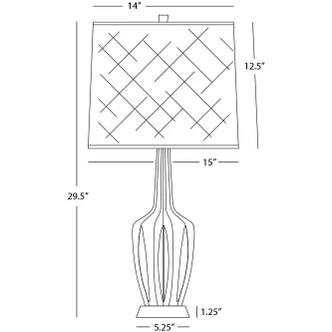 Small Emma One Light Accent Lamp (PM36)
