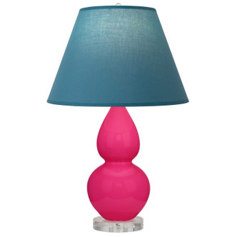Robert Abbey - RZ13B - One Light Accent Lamp - Small Double Gourd - Razzle Rose Glazed Ceramic w/Lucite