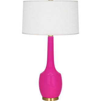 Robert Abbey - RZ701 - One Light Table Lamp - Delilah - Razzle Rose Glazed Ceramic