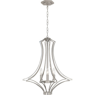 Robert Abbey - S467 - Four Light Chandelier - Grace - Polished Nickel
