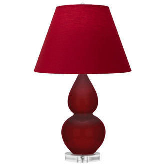 Robert Abbey - SA13R - One Light Accent Lamp - Small Double Gourd - Sangria Glazed Ceramic w/Lucite