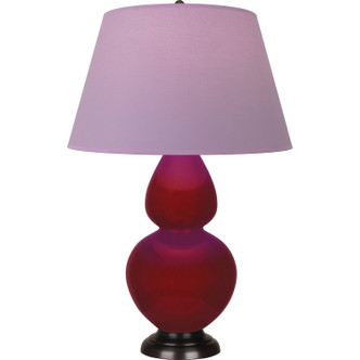 Robert Abbey - SA21L - One Light Table Lamp - Double Gourd - Sangria Glazed Ceramic w/Deep Patina Bronze