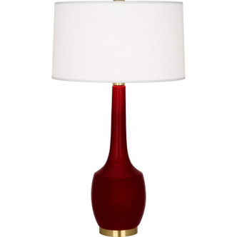 Robert Abbey - SA701 - One Light Table Lamp - Delilah - Sangria Glazed Ceramic
