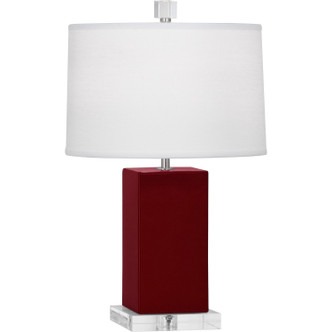 Robert Abbey - SA990 - One Light Accent Lamp - Small Harvey - Sangria Glazed Ceramic