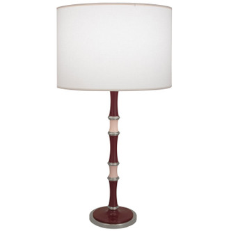 Robert Abbey - SM72RW - One Light Table Lamp - Kane - Sugar Plum Rose Water w/Polished Nickel