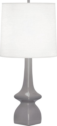 Robert Abbey - ST210 - One Light Table Lamp - Jasmine - Smokey Taupe Glazed Ceramic