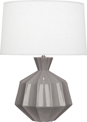 Robert Abbey - ST999 - One Light Table Lamp - Orion - Smokey Taupe Glazed Ceramic