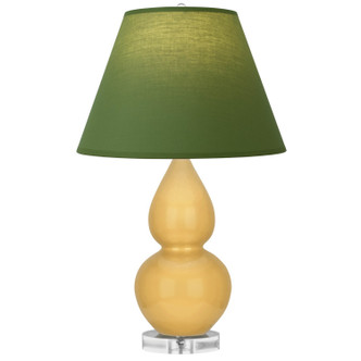 Robert Abbey - SU13G - One Light Accent Lamp - Small Double Gourd - Sunset Yellow Glazed Ceramic w/Lucite