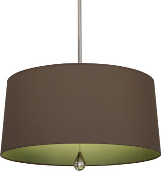 Robert Abbey - WB333 - Three Light Pendant - Williamsburg Custis - Polished Nickel