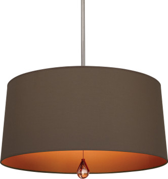 Robert Abbey - WB336 - Three Light Pendant - Williamsburg Custis - Polished Nickel