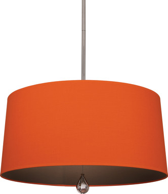 Robert Abbey - WB337 - Three Light Pendant - Williamsburg Custis - Polished Nickel