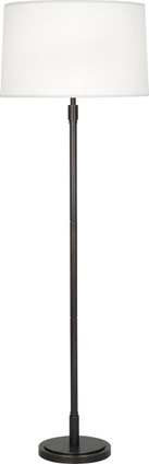 Robert Abbey - Z348 - One Light Floor Lamp - Bandit - Deep Patina Bronze