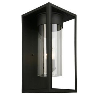 Eglo USA - 203035A - One Light Outdoor Wall Mount - Walker Hill - Matte Black